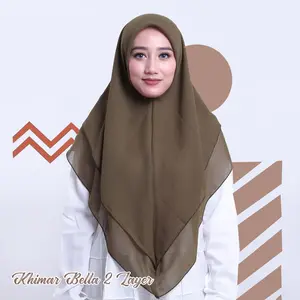 Elsan - Jilbab Khimar 2 Layer/Hijab Instant 2 layer Daily