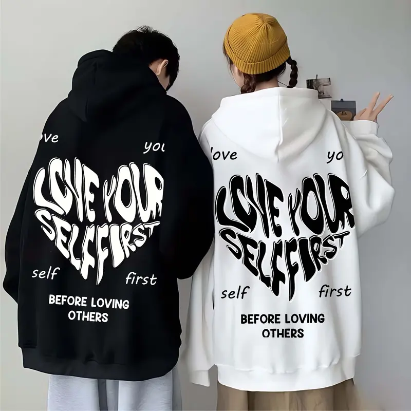 BEXLEY Hoodie Jumper Love Your Self First  Size M-XXL ( Pria & Wanita ) 0