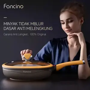 [READY]Fancino Wajan Anti Lengket  Titanium Murni 100% Original, Masak Tanpa Minyak & Cuci Seketika Bersih
