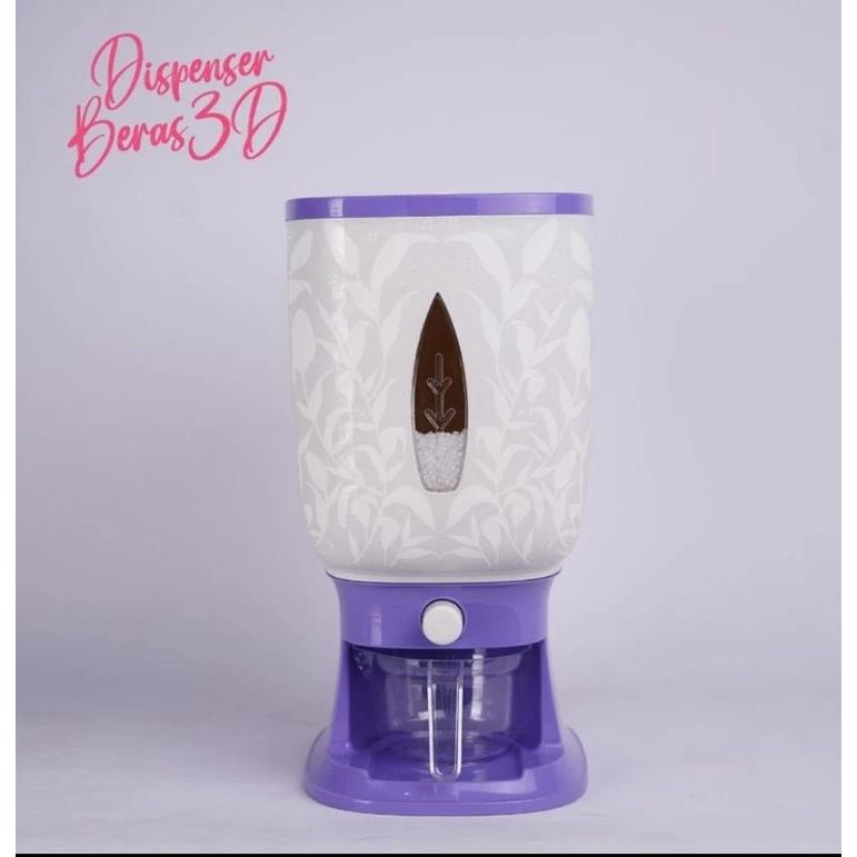 [PROMO] Dispenser Beras New Modern/Tempat Wadah Penyimpanan Beras Otomatis/ Anti Hama Tidak Lembab/Dispenser Beras Termurah Plastik 3