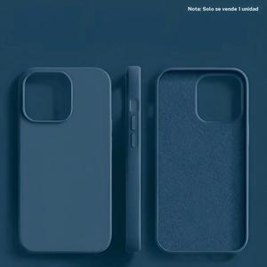 Funda para celular de silicona de color sólido minimalista, 1 unidad, cubierta protectora antigolpes, accesorio para celular compatible con iPhone 11 13 14 15 Pro Max 16 Series