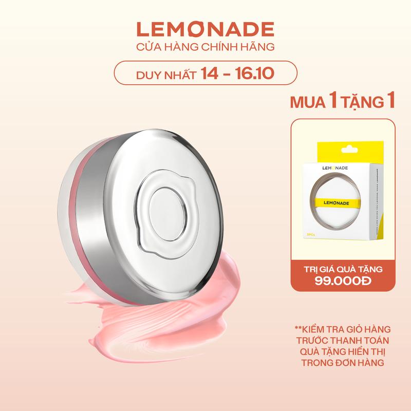 [KOL] [MUA 1 TẶNG 1] MUA 01 Má hồng căng bóng dạng phấn nước thuần chay Mirror Mirror Blush Cushion 8g TẶNG 01 Bộ 3 Bông Phấn Tán Nền