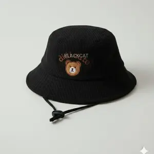 Topi Bucket Corduroy Anak Motif Didi Cute Topi Anak Unisex 1-8 Tahun