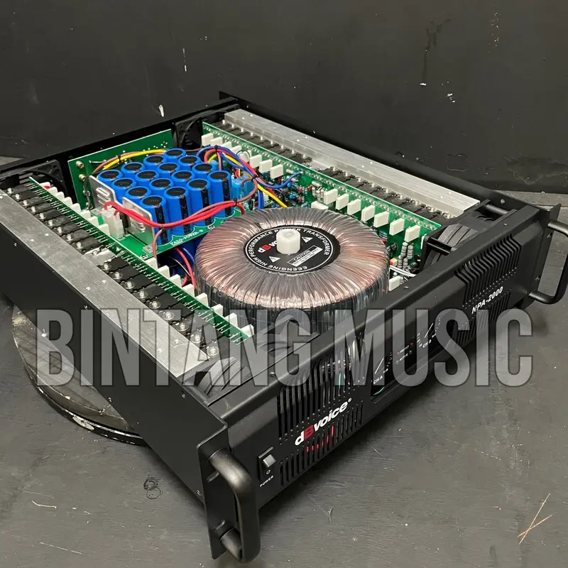 ￼power amplifier dbvoice firstclass npa 2000 original power 2 channel db voice NPA2000 class gb 4