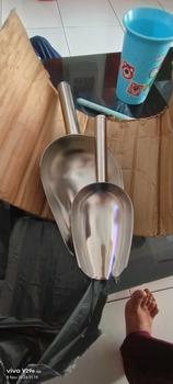 Product Review of Sendok Sekop Es Batu Stainless Skop Serokan Beras Tepung Ice Scoop Steel from m**h 1