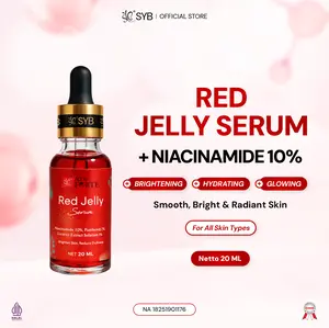 New SYB Forte Red Jelly Serum 20ml with Niacinamide 10% - Serum Pencerah Wajah & Mengurangi Kusam.