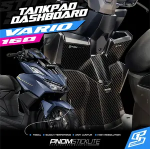 Stiker Vario 160 New Sticker Carbon 3D Pelindung Dashboard Vario 160 New 2023-2025 Striping Vario 160 Motorcycle