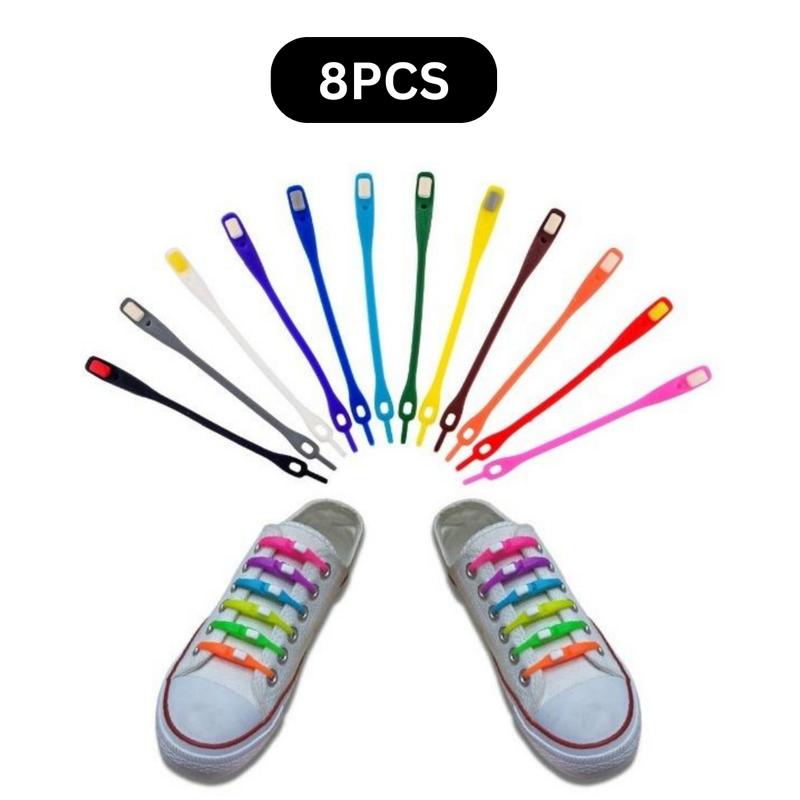 Product Introduction of NEXTTHING.ID - HILACES BASIC Lazy Shoelace tali sepatu silikon tali sepatu karet 3