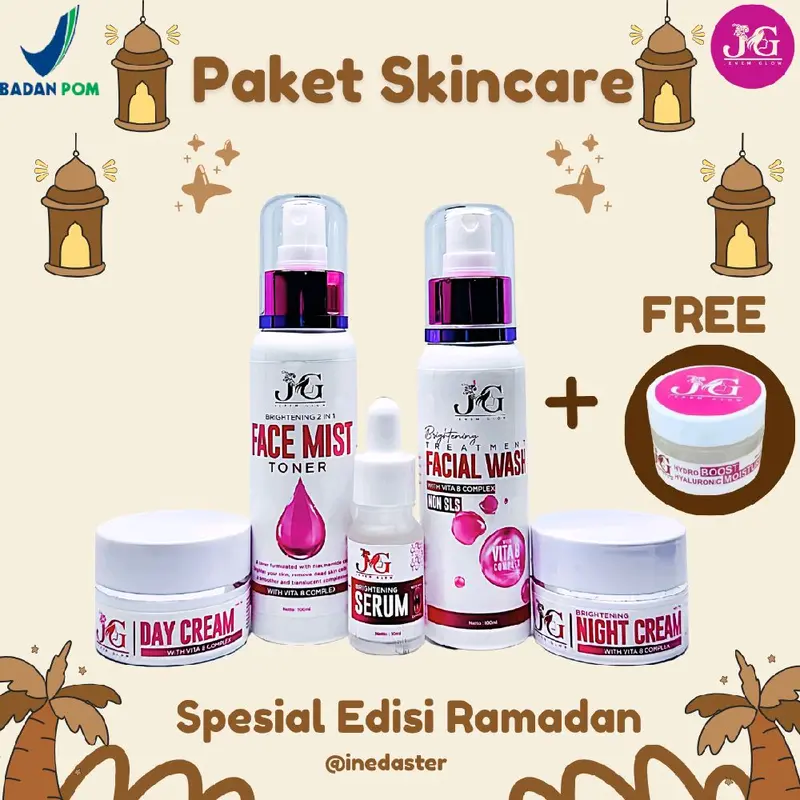 [FREE MOIS] NEW SERIES BRIGHTENING PAKET SKINCARE JENEMGLOW 0