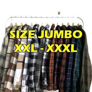 KEMEJA FLANEL JUMBO PRIA DAN WANITA MOTIF BEST SELLER