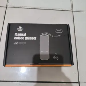One Two Cups Alat Penggiling Kopi Manual Coffee Grinder Adjustable - KF-15