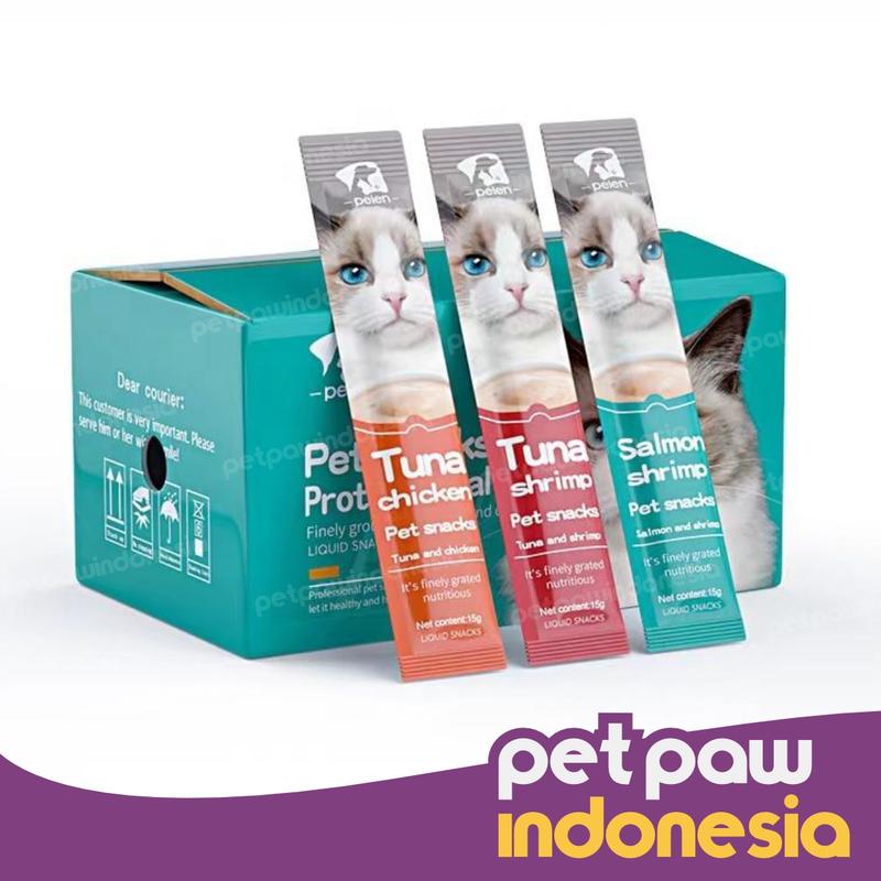 Snack Kucing Cat Snack Treat Wet Food Pasta Pelen Cemilan Kucing 15g 3