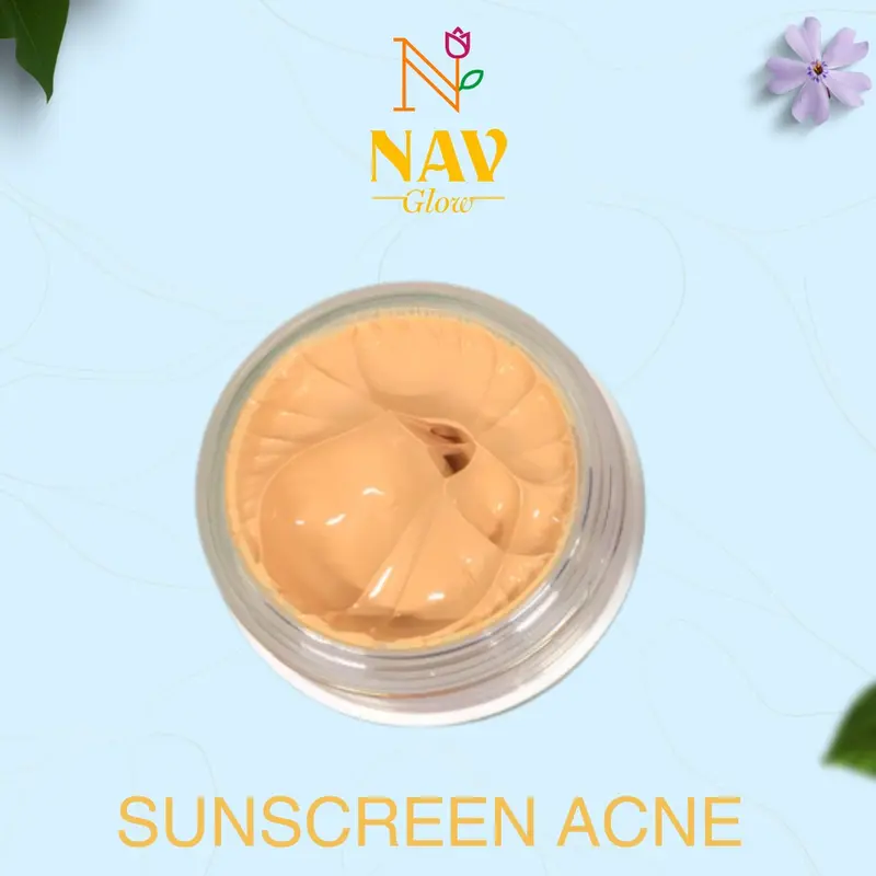 SUNSCREEN BERJERAWAT NAV GLOW 1