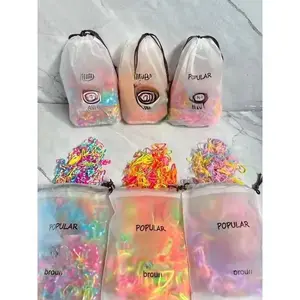 KARET JEPANG FREE POUCH ISI -+ 2000 PCS Scrunchies
