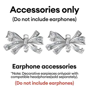 Yincoree Aksesoris Headphone Bluetooth Klip anting kupu-kupu