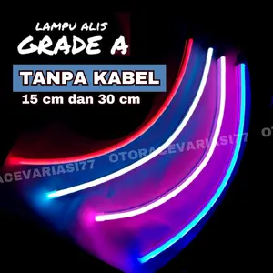 DRL LAMPU ALIS 30 CM FLEXIBLE TANPA KABEL SATUAN  LAMPU DIAM