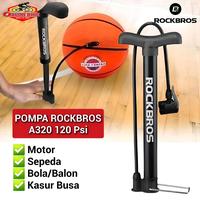 Gambar Pompa ban sepeda motor bola Rockbros A320 Bike Air Pump 120 psi Presta Schrader portable Roadbike mtb mobil dari Ocean Bike Official Kota Administrasi Jakarta Barat 5 Tokopedia