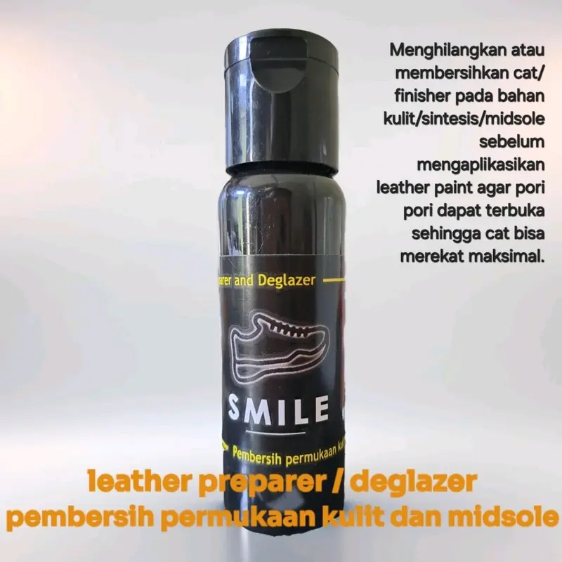leather preparer and deglazer / pembersih cat 0