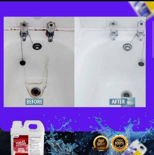 Product Introduction of PUSCLEAN 1 LITER WC Wastafel Kloset Setanlis Cairan Pembersih Serbaguna 1