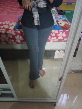 Product Review of Orego Celana Jeans Highwaist Cutbray wanita Terbaru Vol.21 from A**i ** 2