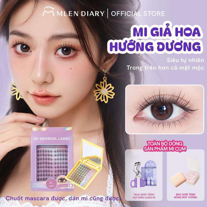  Mlen Diary - Mi Tự Nhiên Hoa Hướng Dương Mi Giả Dễ Gắn Mắt To Đơn Giản 