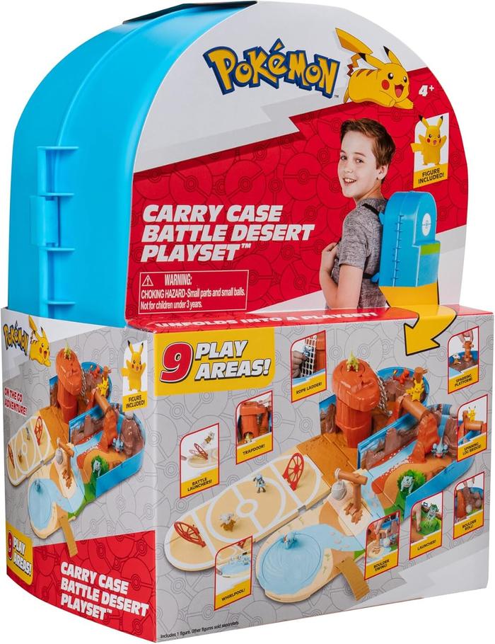Gambar Pokemon Carry Case Playset with Pikachu Figure - Putih dari PenPower Kota Administrasi Jakarta Utara Tokopedia