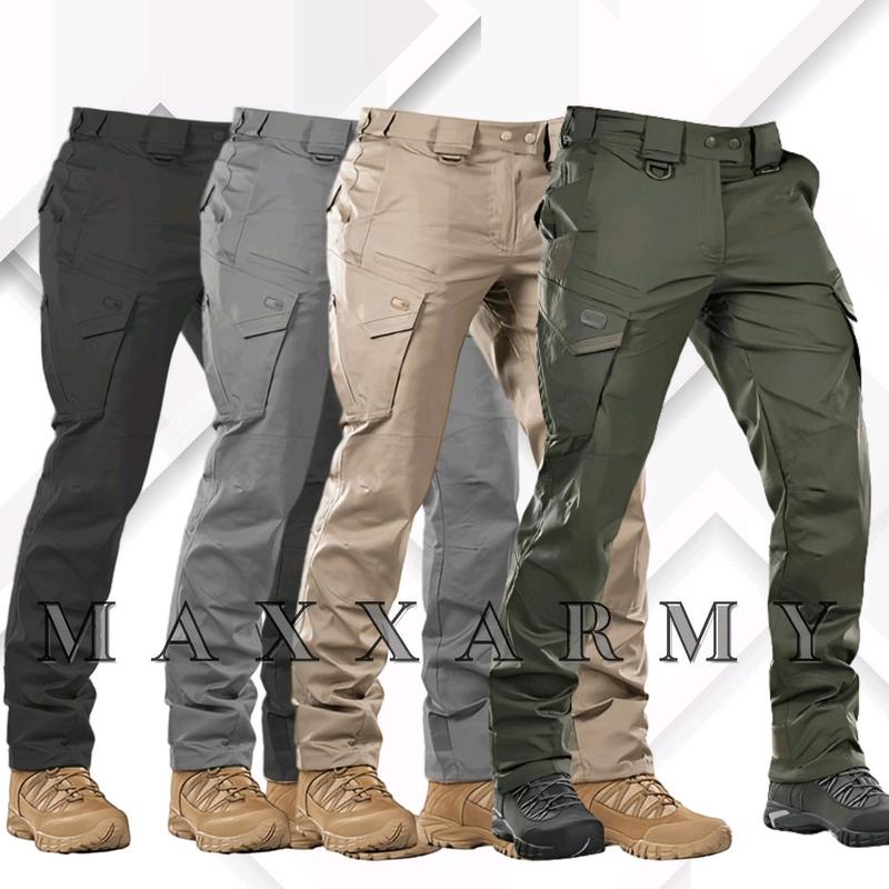 Celana Cargo Pria Model Eksklusif dan Terbatas Anti Luntur - Dewasa Casual Katun Nyaman Santai 2