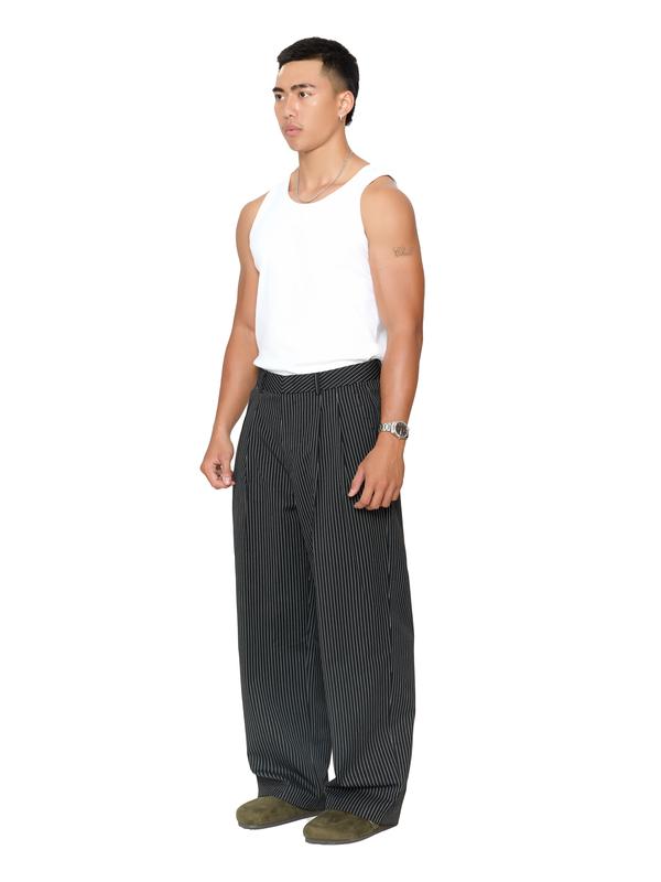 Quần Âu Nam BBRAND 2 Ly Vải Sọc Form Baggy Thời Trang | Quần Tây Nam Dễ Phối Đồ, Cá Tính