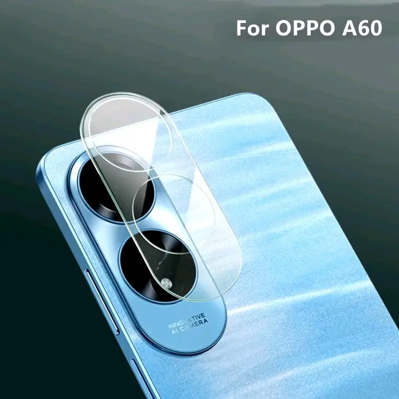 TEMPERED KAMERA OPPO A60 FRAME KAMERA FULL COVER KAMERA TEMPERED GLASS KAMERA