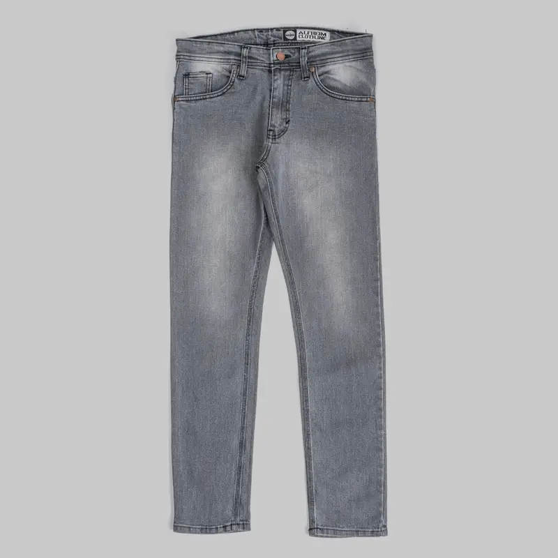 AlfheimCloth.Inc - Slim Fit Men Grey Washing Denim S, M, L, XL celana  Jeans Panjang SlimFit Stretch Slim Fit Pria Denim Men Skinny 0