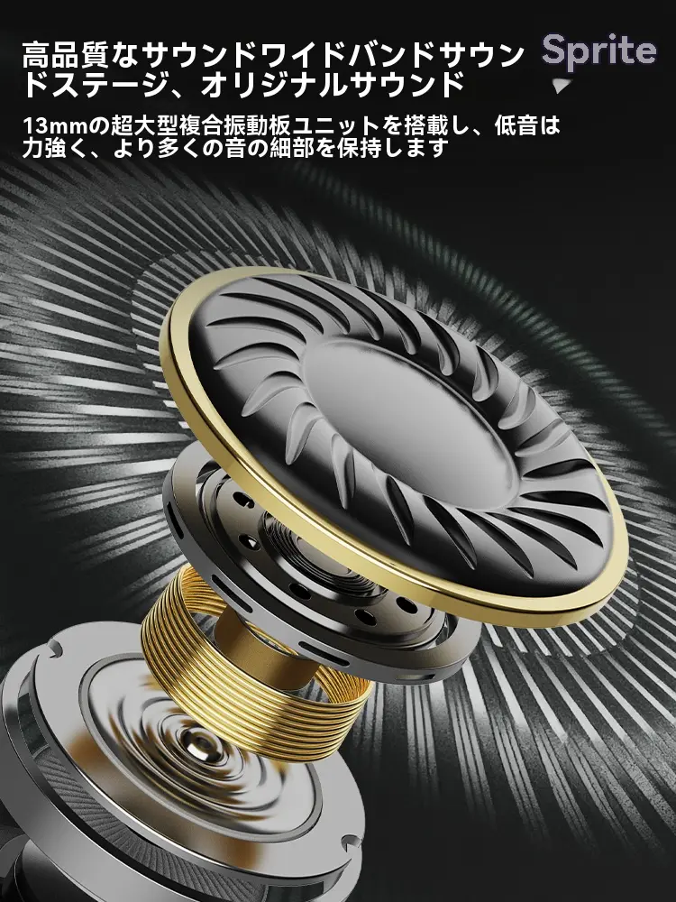 コカ・コーラ スプライト T13 ボトルキャップ Bluetoothイヤホン