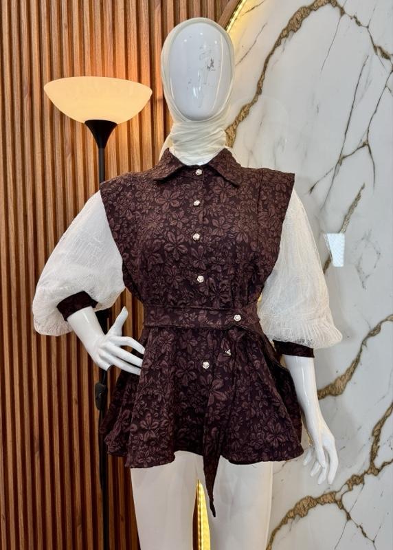 Rosie Blouse Atasan Wanita Kekinian - Atasan Wanita Cantik Elegan