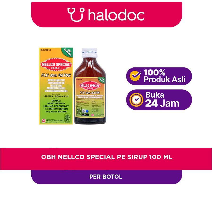 nellco special obh pe syrup rasa menthol 100 ml