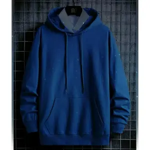 sweater hoodie polos katun fleece atasan pria wanita dewasa