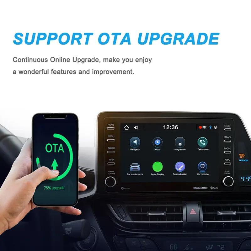 2 in 1 Wireless Car Adapter, Car Adapter for CarPlay & Android Auto, Stable Transmission Car Adapter for 99% Original Car 2