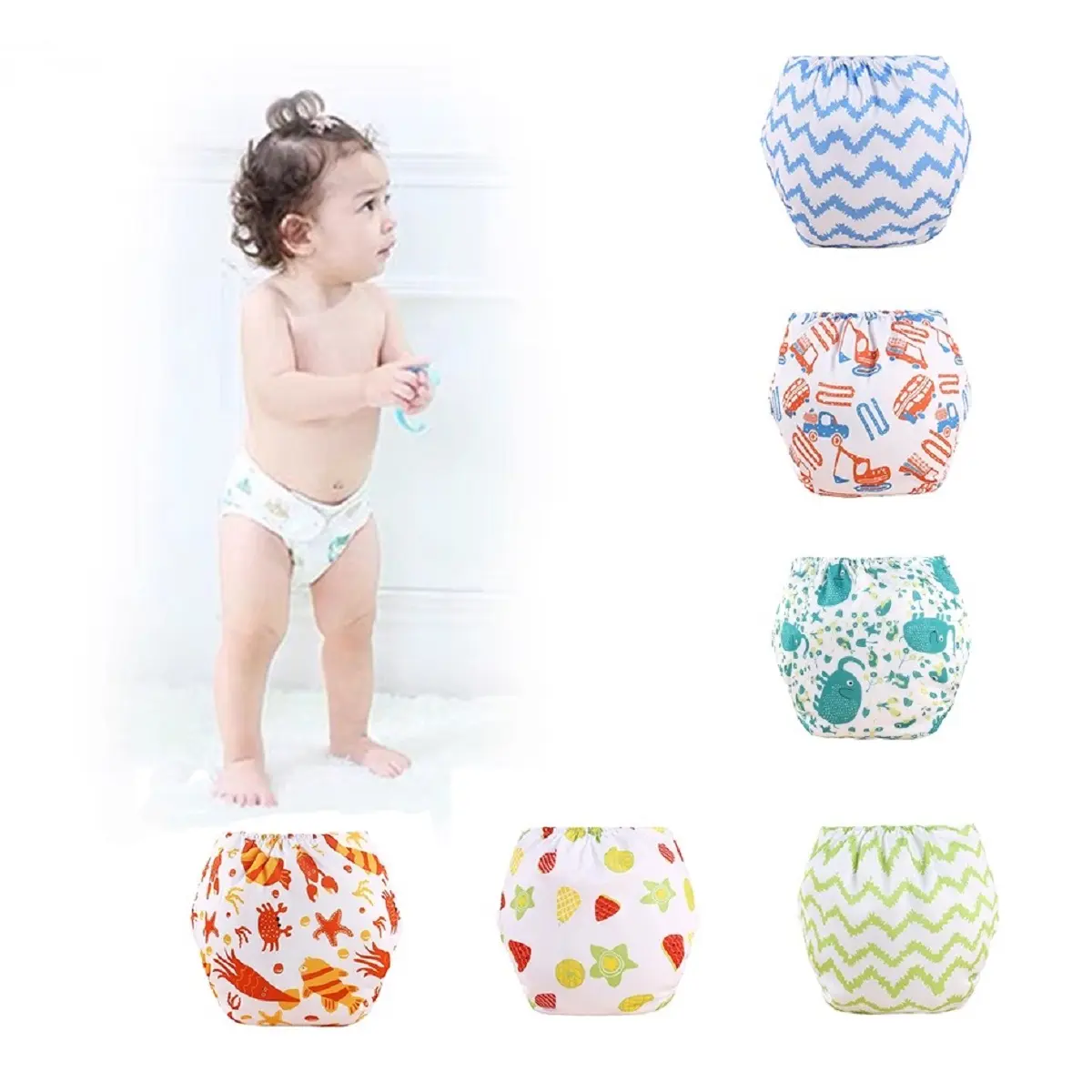 Popok Kain Bayi Celana Cuci Ulang (Training Pants) Diapers Waterproof  Z07