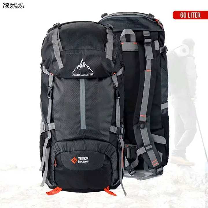 Tas Ransel 60Liter Backpack Hiking 60Liter Ransel Kerir Camping