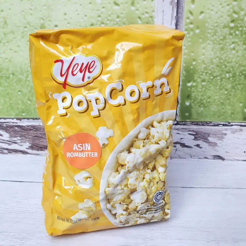 Yeye Popcorn Camilan Snack Jagung Rasa Manis Asin Enak Murah Makanan Ringan 4