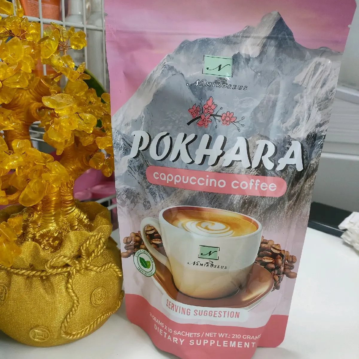 pokhara coffee is type of coffee that may be bleded with herbs and fibers