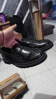 Product Review of MRTA - Sepatu Loafers Mengkilap Sepatu Slip On Pria Sepatu Casual Formal Sepatu Pantofel Docmart Dokmart Pria Dewasa Dinas Kerja Kuliah Kondangan Nikahan Guru Pns Pesta Nikahan Sepatu Penny Loafers Terbaru Terlaris Murah Cod Flat Shoes Hitam from p**g 0