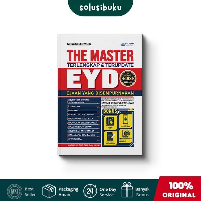 Gambar solusibuku - Buku The Master EYD (Selasar Media Utama) dari solusibuku_NEW Kab. Sleman Tokopedia