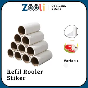ZOOLI Refil Roller Pembersih Bulu Hewan Refill Sticky Roll Isi Sticker Penghilang Debu Pet Hair Remover