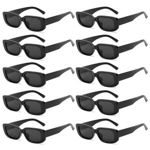 Gafas pequeñas rectangulares vintage para accesorios de fotos, perfectas para fiestas de boda, despedida de novia y fiestas de cumpleaños