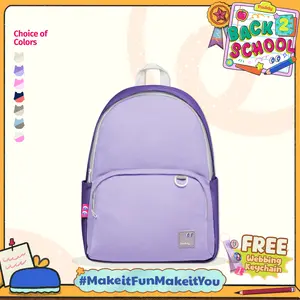 Paddy Ghena Two Tone Backpack - Paddybag Tas Ransel Wanita Sekolah Serbaguna
