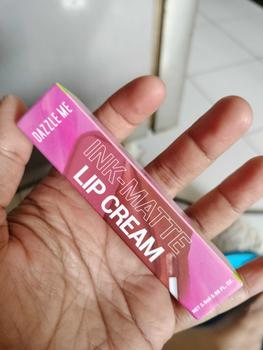 Product Review of [BEST SELLING] DAZZLE ME Ink-Matte Lip Cream Matte Moisturizing Tahan Lama Coverage Lip Cream dengan hasil akhir Matte Finish & Tahan 12 Jam from I**s m** 2