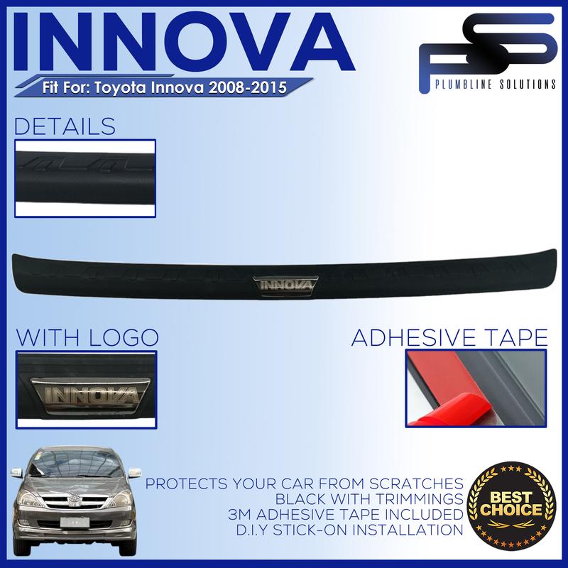 Rear Stepsill for Toyota Innova V G J E 2008 - 2015 / 2016 2017 ...