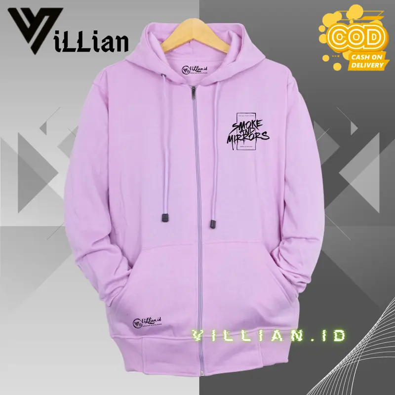 [ BISA COD ] SWEATER HOODIE ZIPPER RESLETING  PRIA/WANITA BANDUNG Distro Fleece Tebal 8