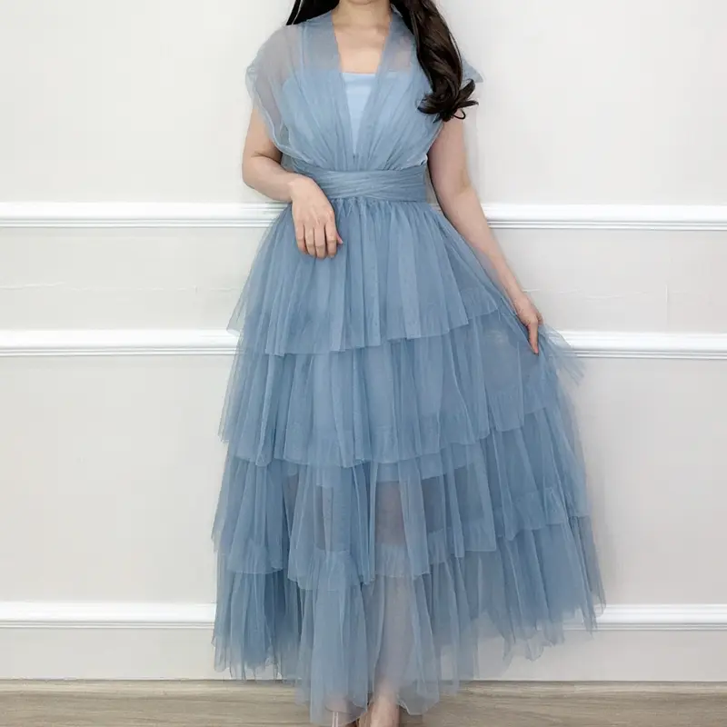 SV 5026 - Sofia Multiways Dress | Silvervogue | Gaun Tile + Katun Poliester Pakaian Wanita 3