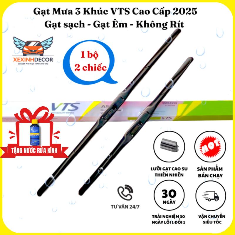 { LIVE TẶNG NƯỚC RỬA KÍNH } Gạt mưa ô tô cao cấp 3 Khúc 2025 - Lưỡi Gạt Cao Su Non | Gạt Sạch - Êm - Bền thế hệ mới, Phụ Tùng Gạt Mưa Ô tô