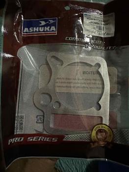 Product Review of Gasket alloy spacer jetrod ashuka 1mm 2mm 3mm 4mm slip luar 59mm for EX5 Dream WAVE100 from م**🕊 0